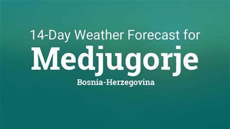 medjugorje bosnia weather